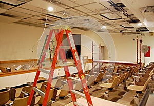 Classroom remodeling photo