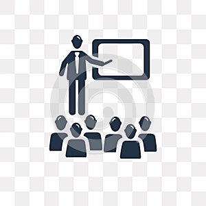 Classroom vector icon isolated on transparent background, Classroom transparency concept can be used web and mobile