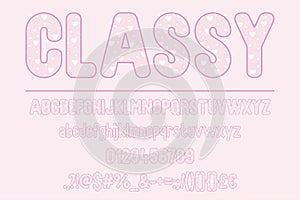 Classy Color Font Set