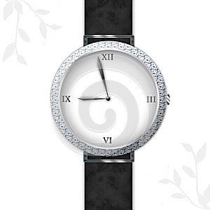 Classy Diamond Watch