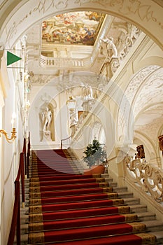 Classy museum staircase photo