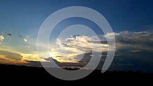 Claud Scenery background sunlight