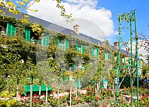 Claude Monet garden and house near Paris