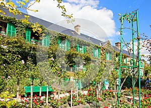 Claude Monet garden and house near Paris photo