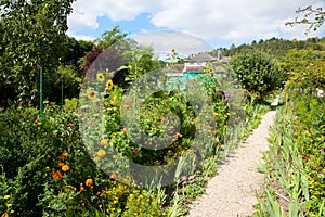 Claude Monet garden and house near Paris photo