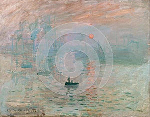 Claude Monet, Impression, Sunrise, 1872