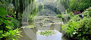 Claude Monet's gardens in Giverny, France photo