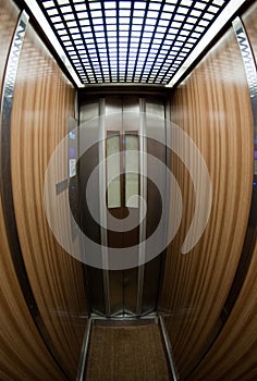 Claustrophobic elevator photo