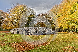 Clava Cairn at Balnuaran of Clava in Scotland