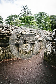 Clava cairns prehistoric site in scotland