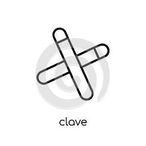 Clave icon from Music collection. photo