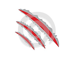 claw,scratches vector illustration