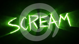 Claw Slashes Scream Green