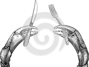 Claws cutlery