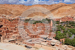 Clay architecture in Ouarzazate Province, Morocco