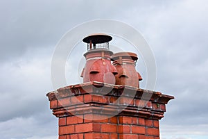 Clay chimney pots