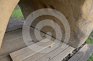 clay experimental house. the frame is made of straw and
