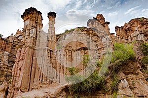 The Clay Forest in Yuanmou in China