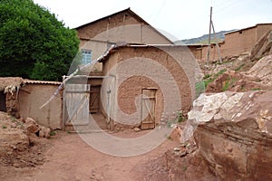 Clay Hovel, Hissar Mountains, Uzbekistan photo