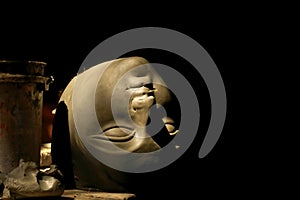 Clay idol of Devi Durga