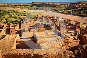 Clay kasbah Ait Benhaddou in Morocco