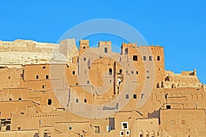 Clay kasbah Ait Benhaddou Morocco