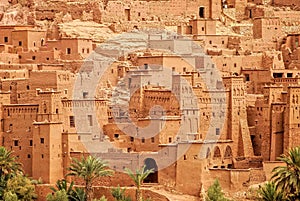 Clay kasbah Ait Benhaddou, Morocco