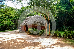 Clay Mayan house