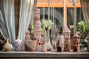 Clay Models in window