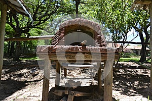 Clay oven. Clay oven used in several regions of Brazil, South America