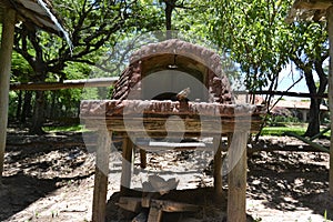 Clay oven used in homes, farms and farms in South America