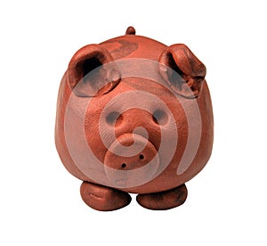 Clay pig