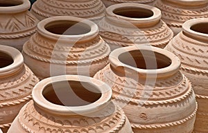 Clay pots