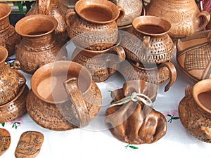 Clay pots