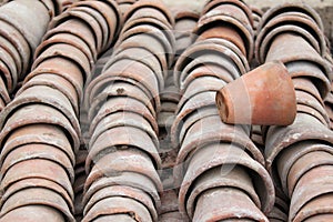 Clay pots