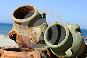 Clay pots