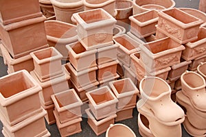 Clay pots