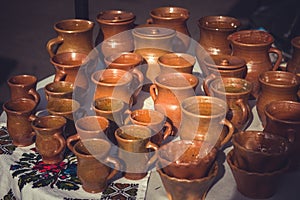 Clay pottery ceramics