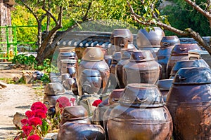 Clay pottery at Yangdong, Republic of Korea