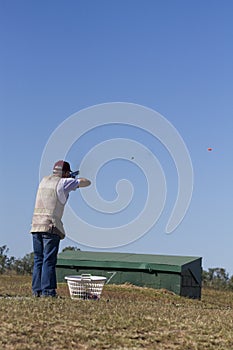 Clay Target Shooting.