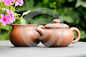 Clay tea pots