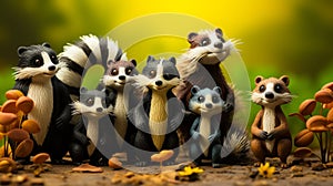 Claymation Skunks A Family Adventure