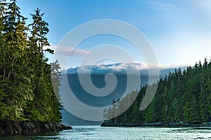 Clayoquot Sound Inlets in Tofino, Vancouver Island, Canada.