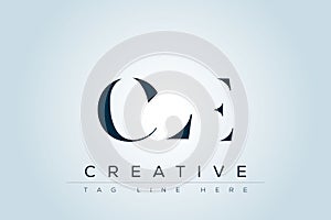 CLE abstract letter logo