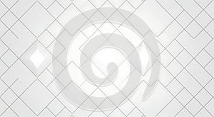 Abstract white geometric grid background pattern