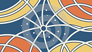 Clean Abstract Grid Pattern: Geometric Intersections, vector design Generative AI