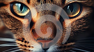 Clean And Aesthetic Cat Face In 8k Resolution - National Geographic Photo