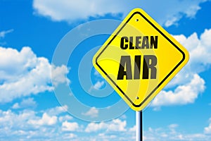 Clean air sign