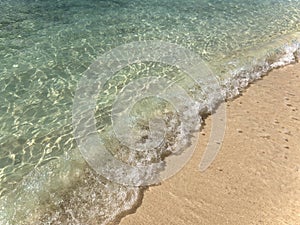 Clean beach water