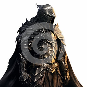 Clean Black Armor Vertebra Guard Fantasy Artwork Dungeons And Dragons